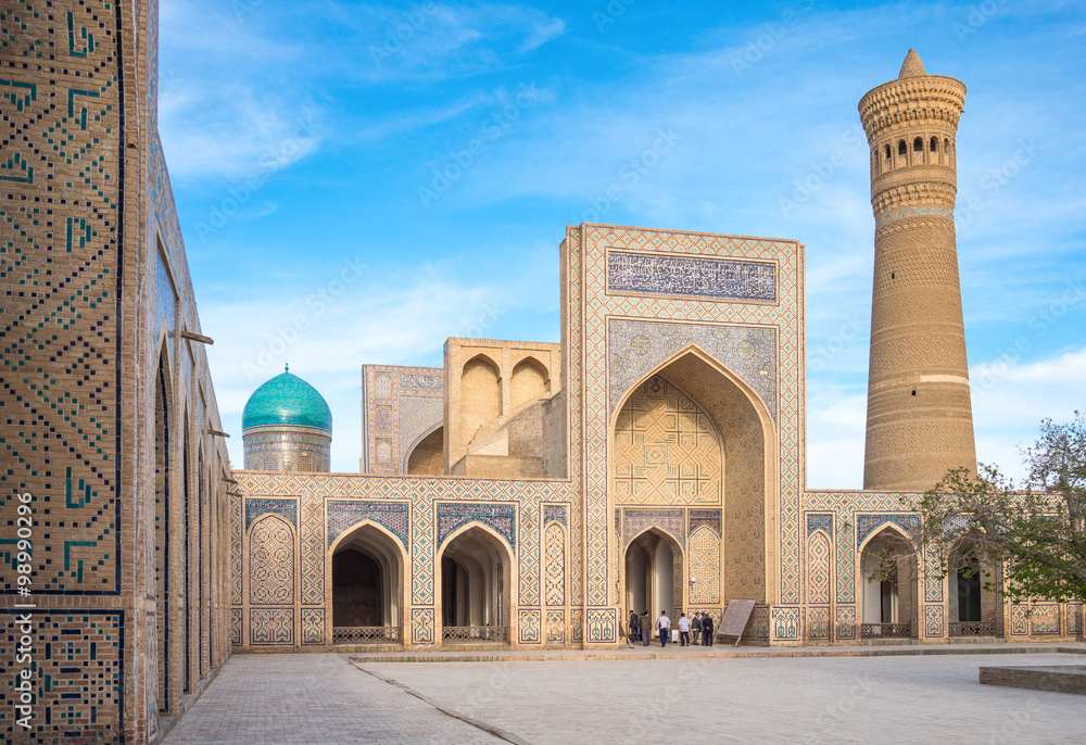 Uzbekistan, Bukhara, the wonderful inside of the Kalon mosque