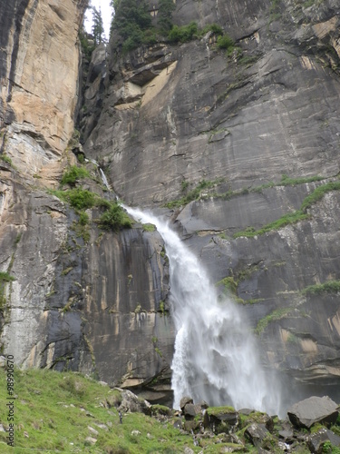waterfall in India, Himachal Pradesh 
