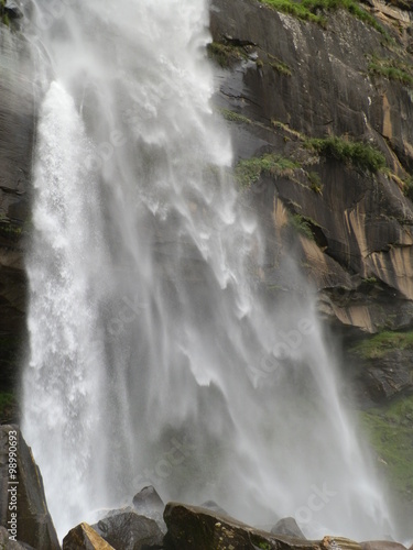waterfall in India, Himachal Pradesh 