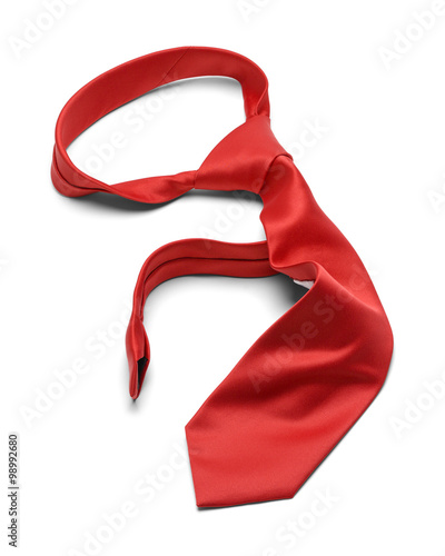Tela Messy Red Tie