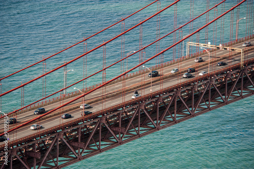 Lisbon red bridge, Portugal