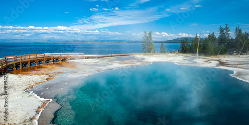 Black Pool, West Thumb Geyser Basin, Yellowstone National Park