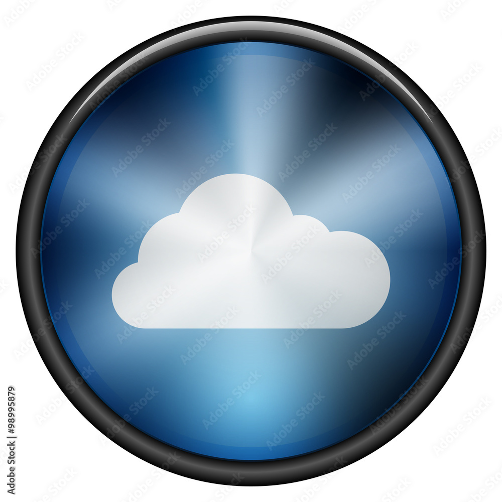 Cloud metallic button