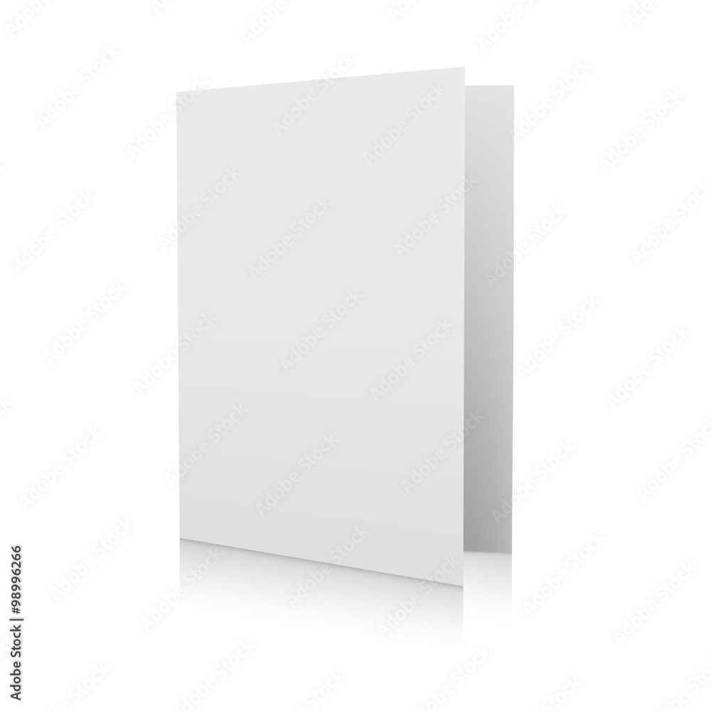 Blank book cover over white background Blank book cover over white background