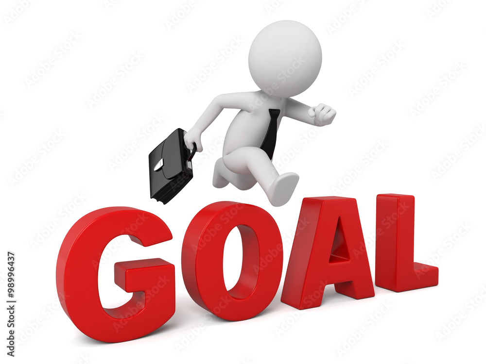 3d people jumping over a hurdle obstacle. 3d image. Isolated white background 3d people jumping over a hurdle obstacle. 3d image. Isolated white background
