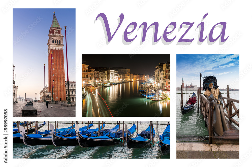 Carte postale de Venise, Italie Photos | Adobe Stock