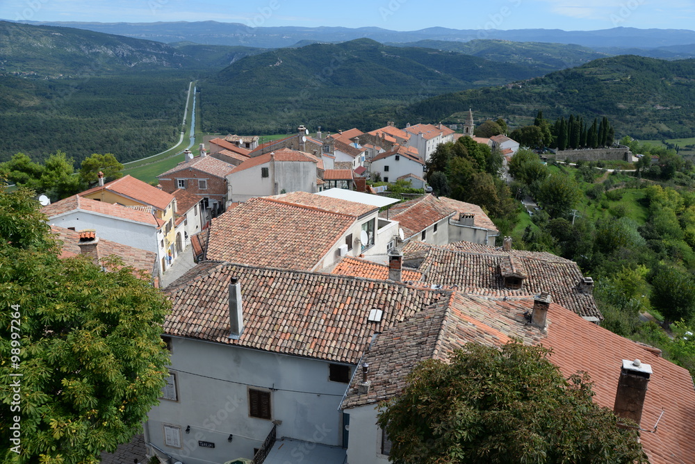 Fototapeta premium Motovun, Istrien, Kroatien