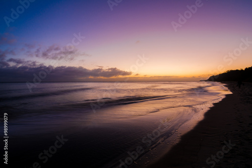 Morgendämmerung an der Steilküste bei Ückeritz, Insel Usedom