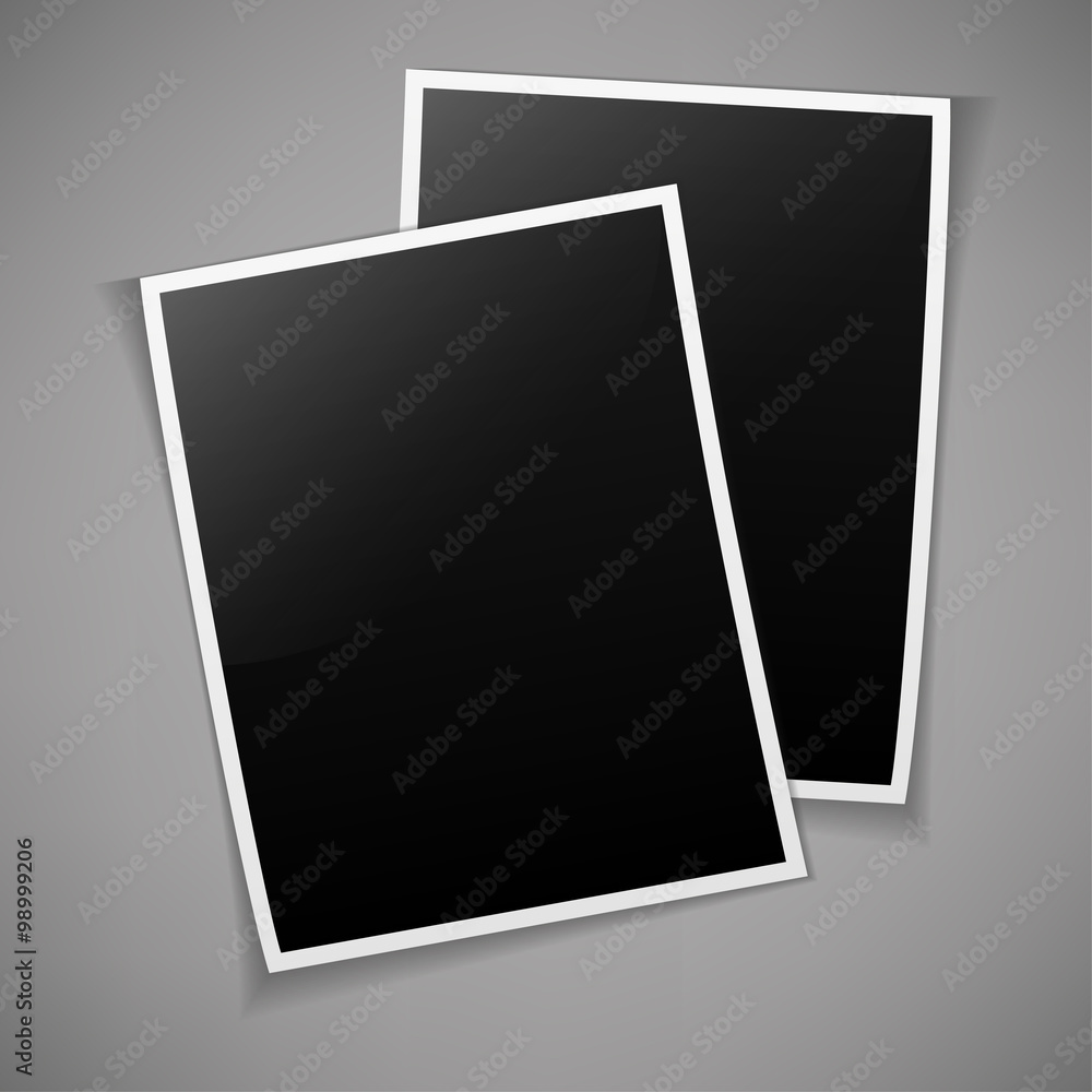 Photo frames- vector illustration. Photo frames- vector illustration.
