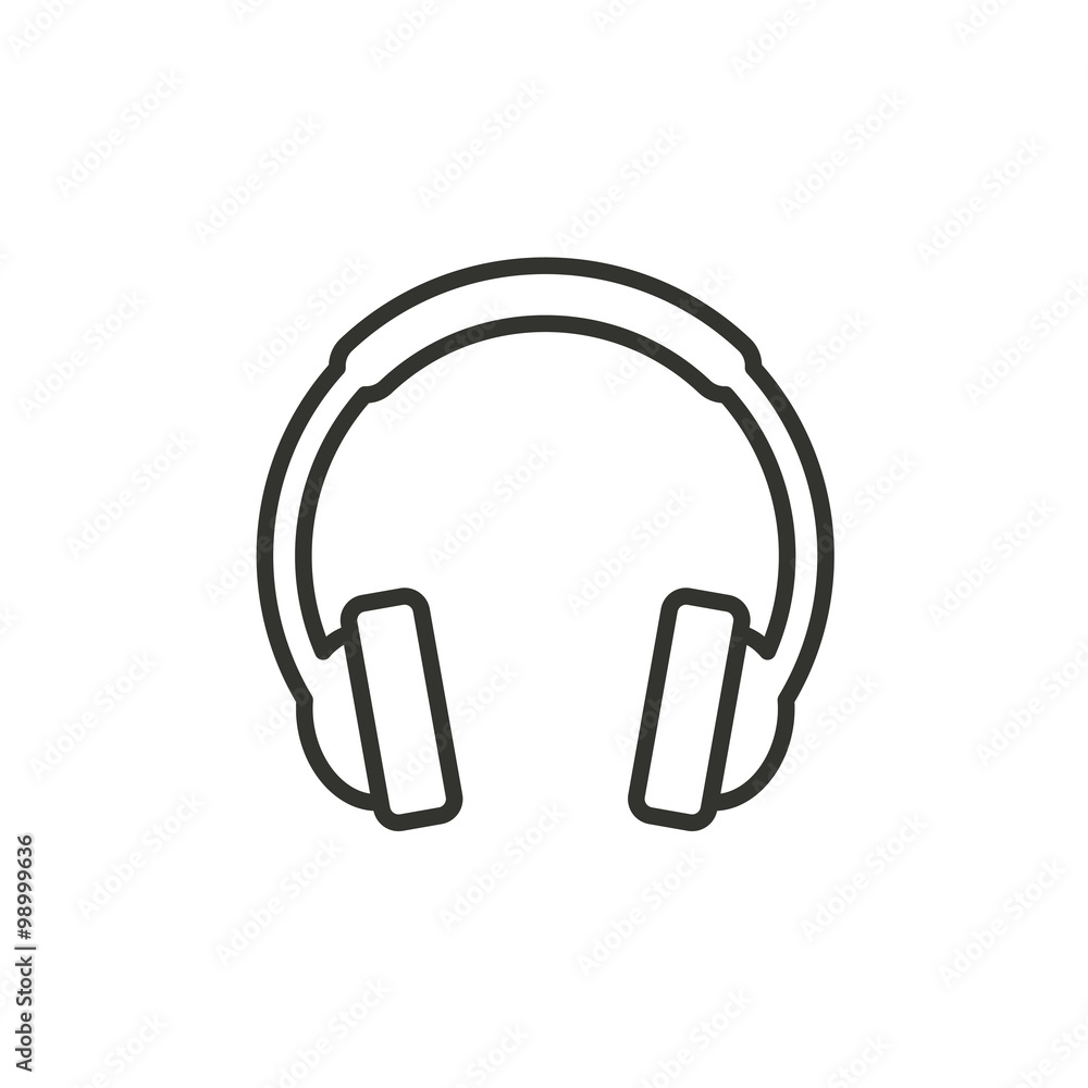 Headphone - vector icon. Headphone - vector icon.