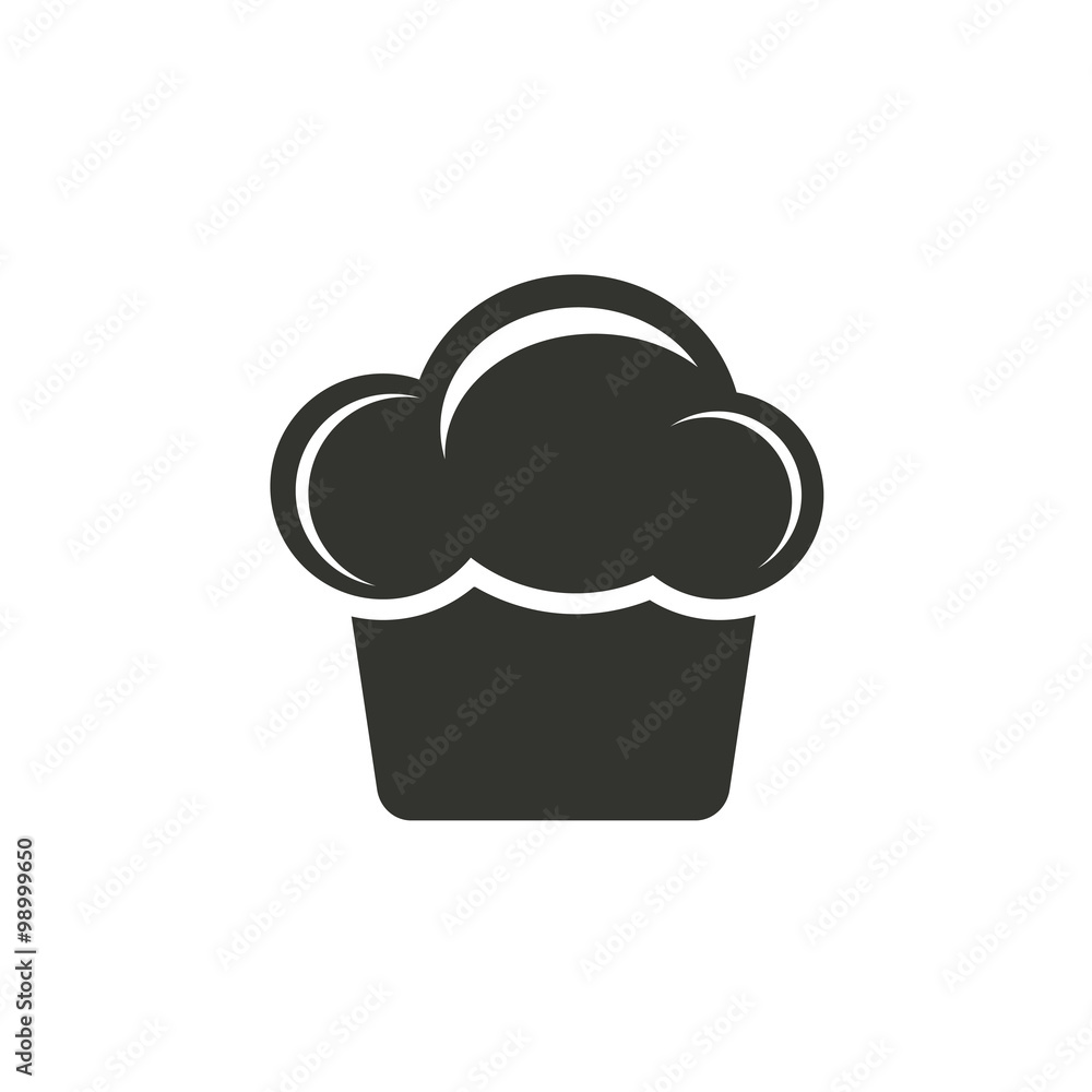 Cake - vector icon.