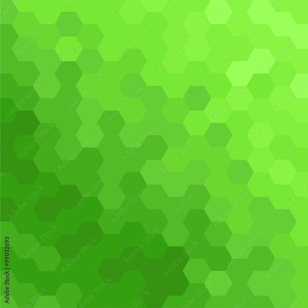 Hexagonal green pattern vector Hexagonal green pattern vector