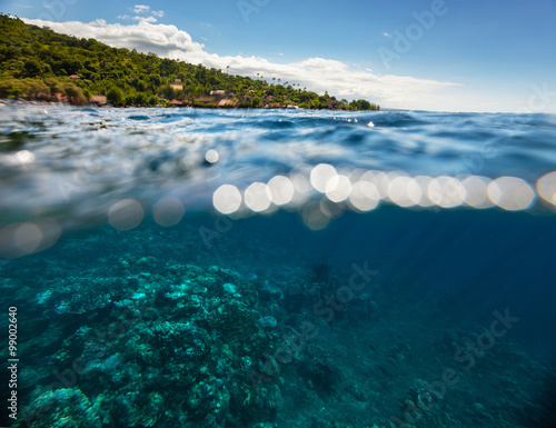 Bali island underwater