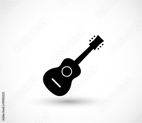 Guitar icon vector
