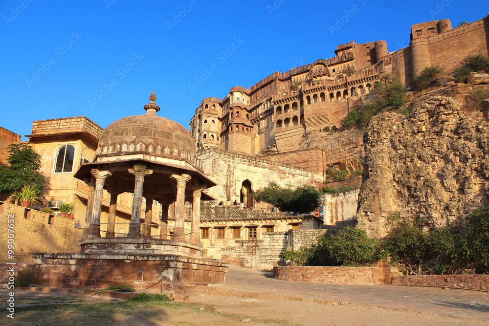 Fototapeta premium Jodhpur / Fort de Mehrangarh (Rajasthan) - Inde