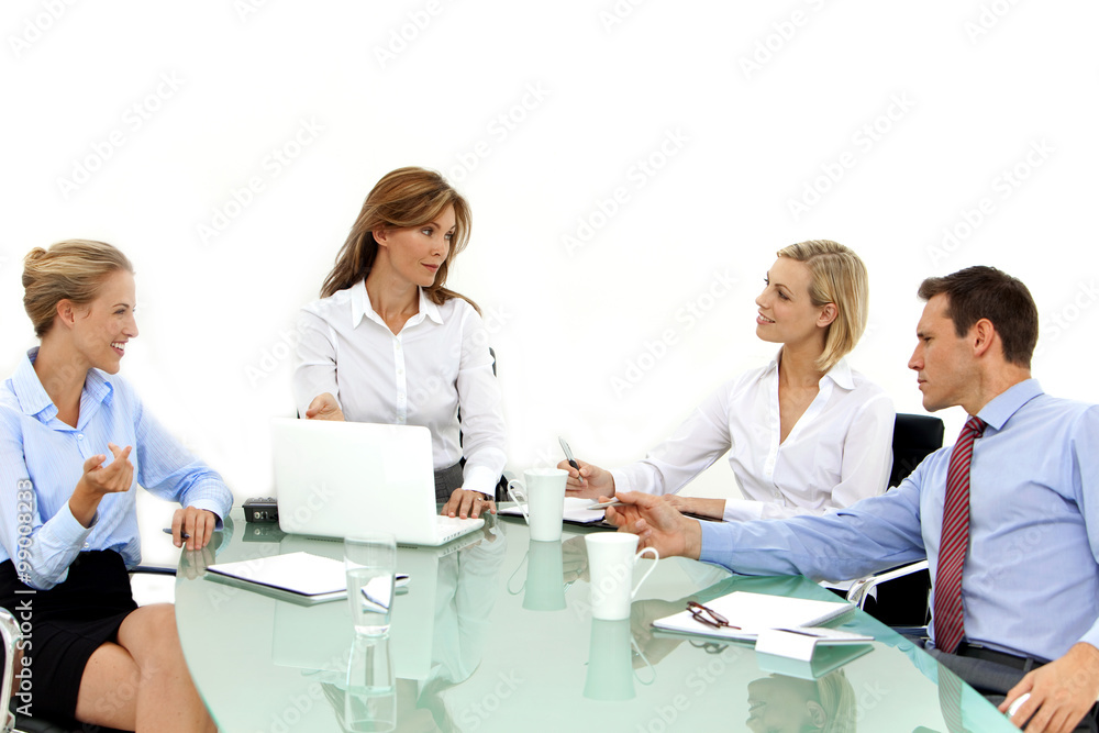 Business team meeting in board room Business team meeting in board room