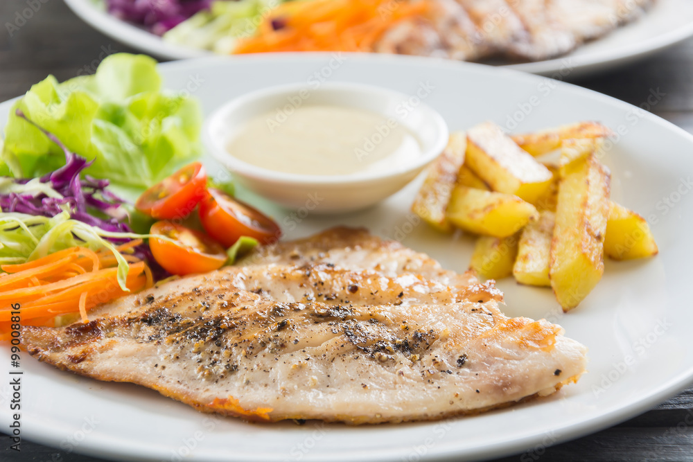 fish steak fish steak