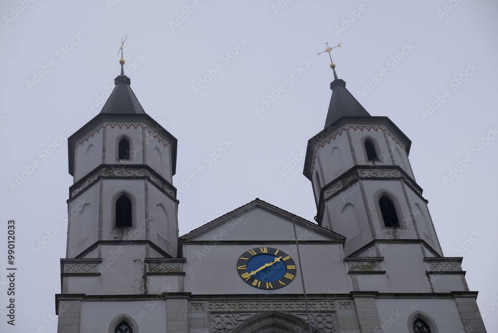 Fototapeta premium Kirche mit Zwei Türme