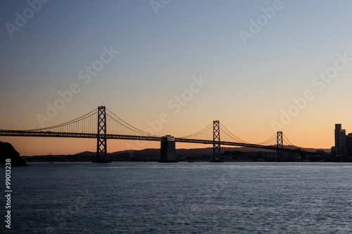 Bay Bridge Connecting San Francisco and Oakland