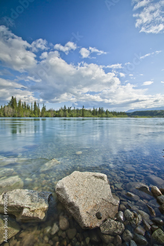 yukon river through whitehorse canada