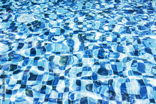 Reflection water in swimming pool