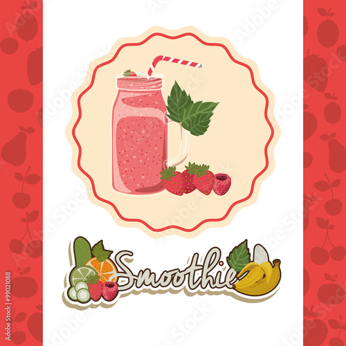 fruit smoothie design 