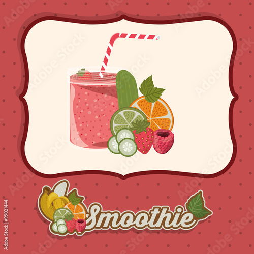 fruit smoothie design 