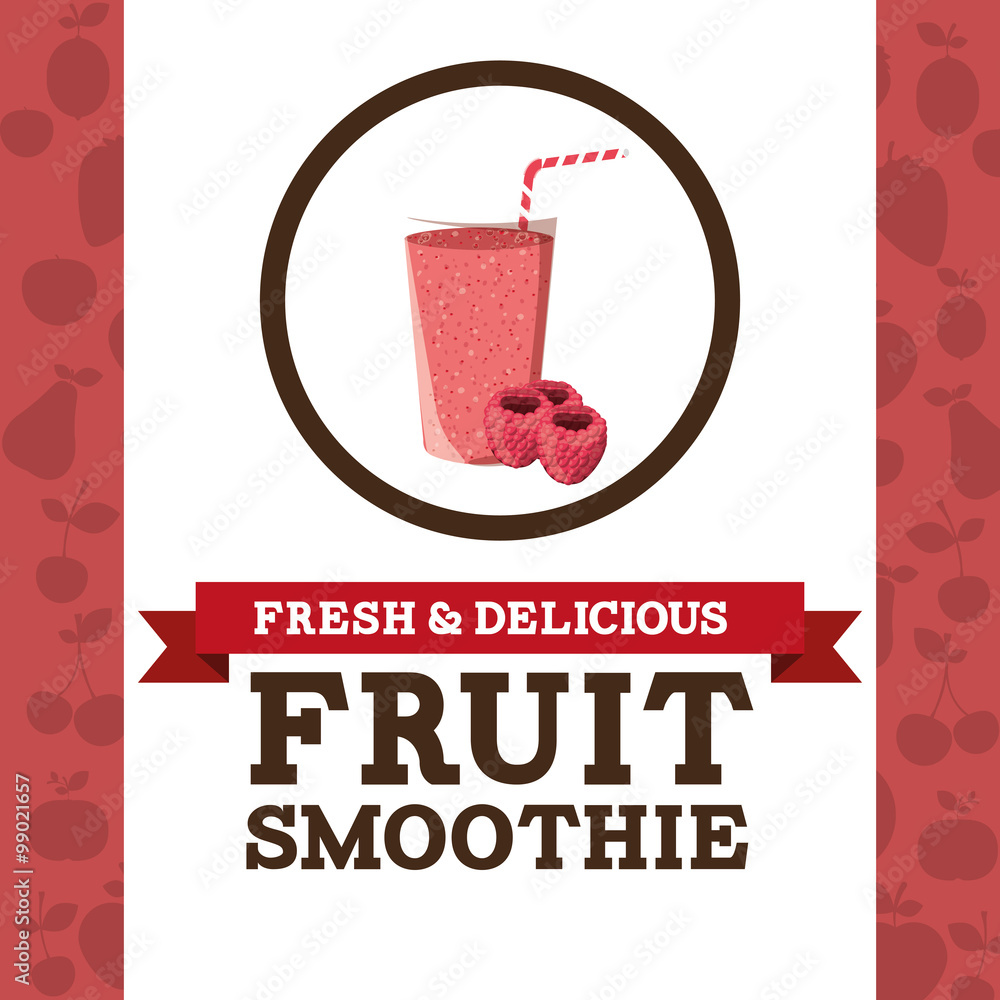 Obraz premium fruit smoothie design 