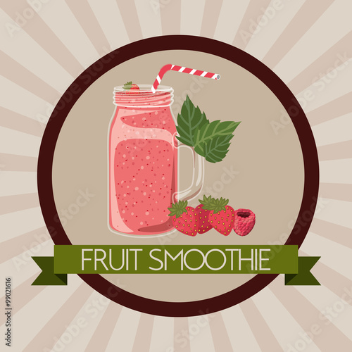 fruit smoothie design 