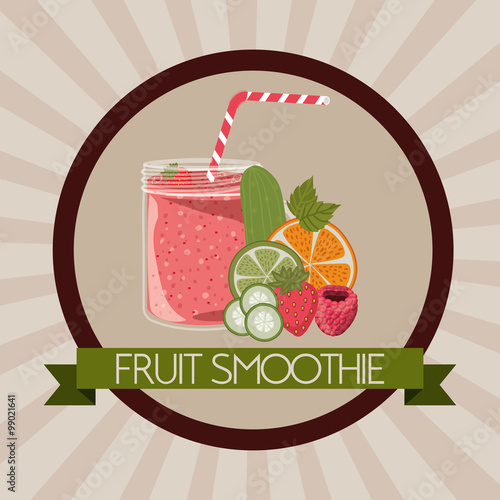 fruit smoothie design 