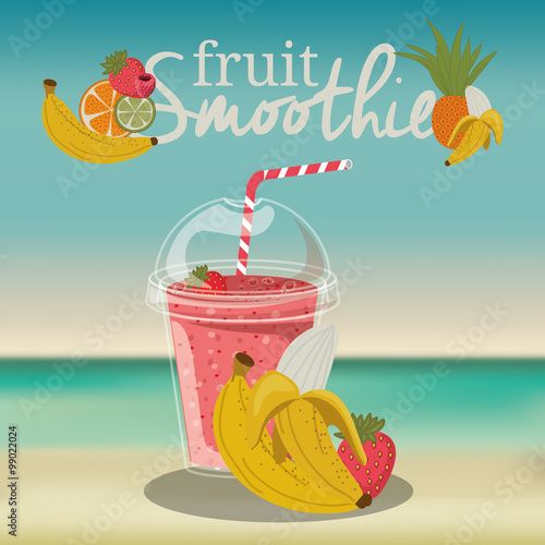 fruit smoothie design 