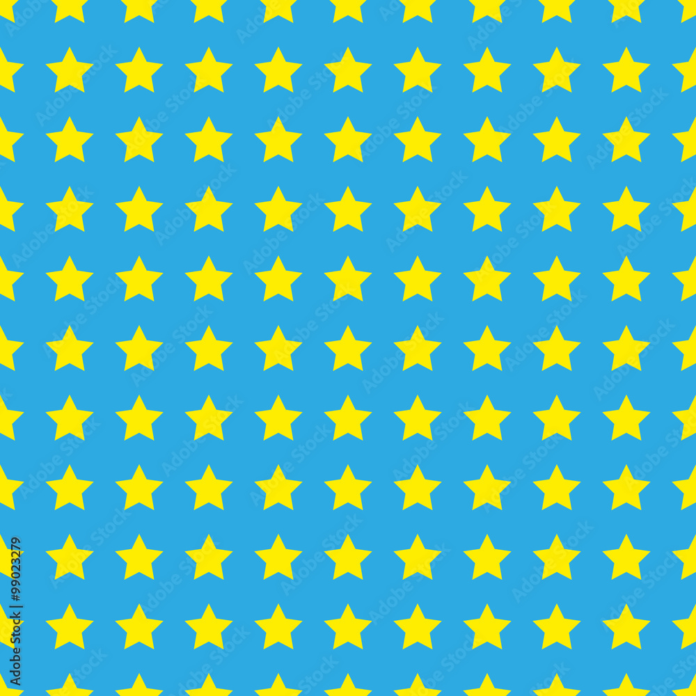 Seamless yellow stars pattern Seamless yellow stars pattern