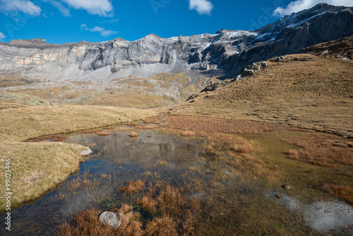 Autumn view of the cirque de Troumouse