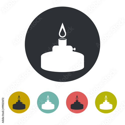 Gas burner icon
