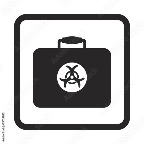 Bacteriological danger icon