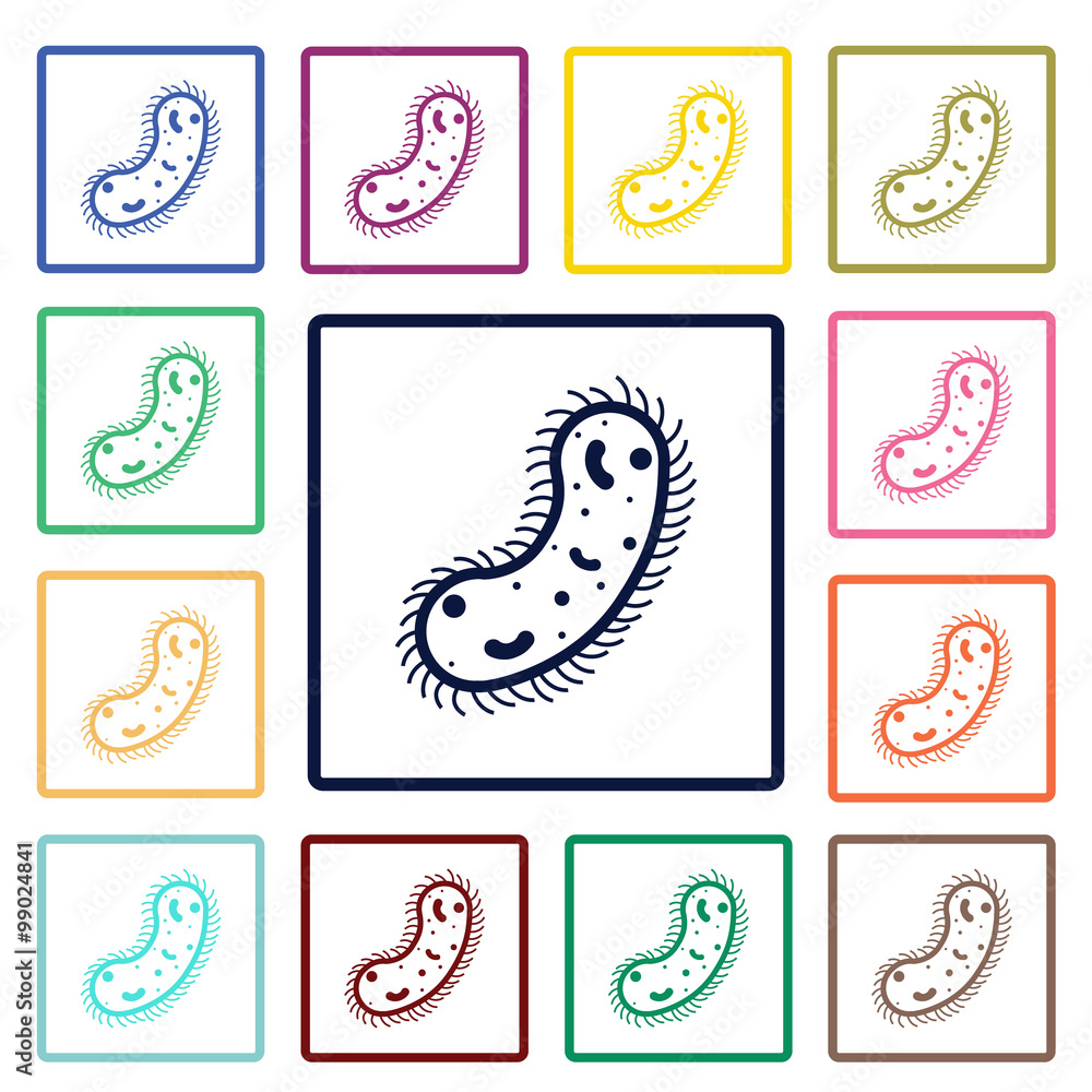 Obraz premium Bacterium icon