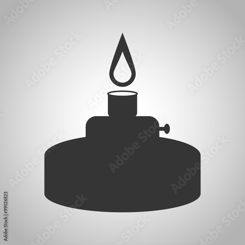 Gas burner icon