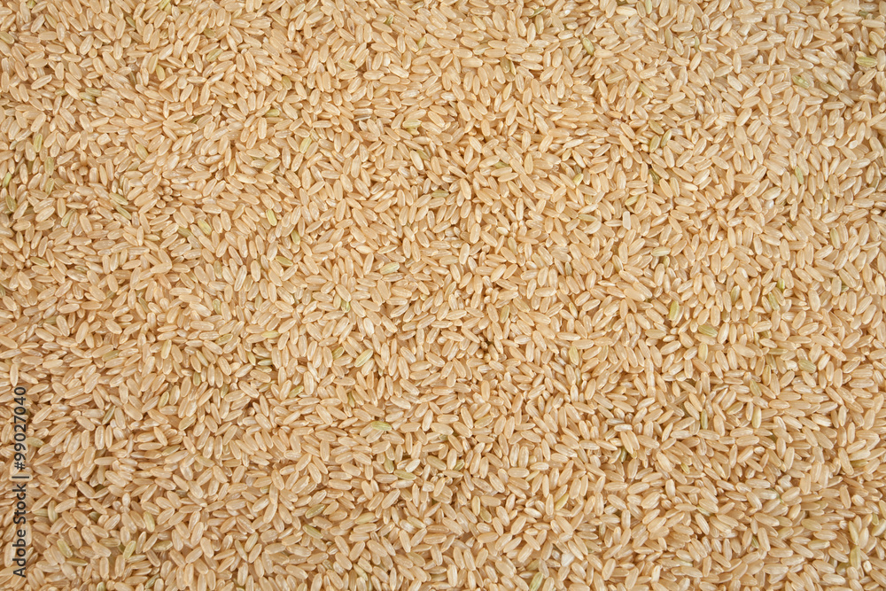 Integral uncooked brown rice texture Integral uncooked brown rice texture