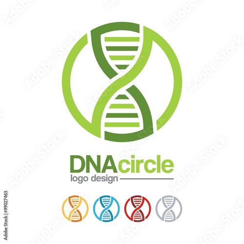 DNA Logo-Infinity Design Logo Vector For DNA
