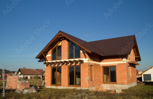 Wallpaper Mural Unfinished house for sale Torontodigital.ca