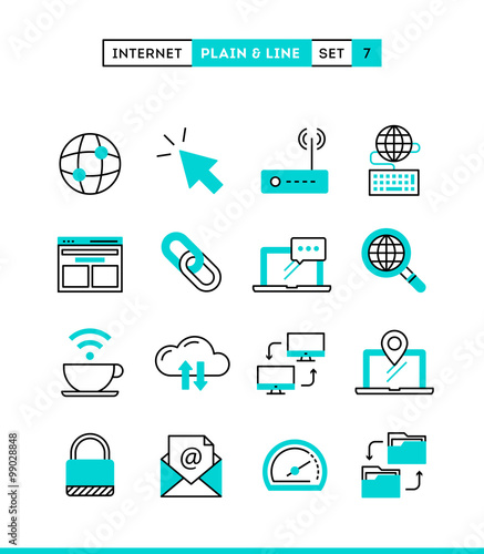 Internet, global network, cloud computing, free WiFi and more. 