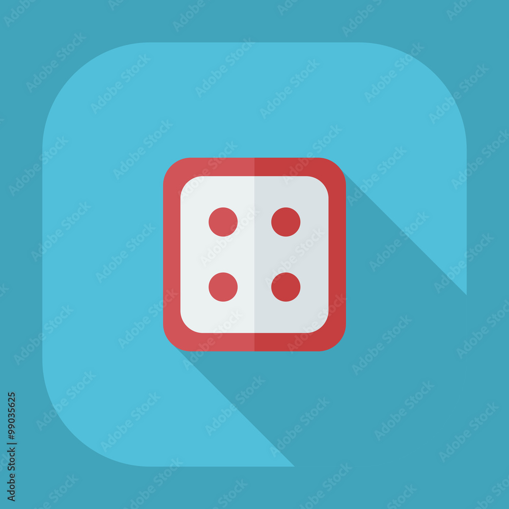 Flat modern design with shadow icons button Flat modern design with shadow icons button