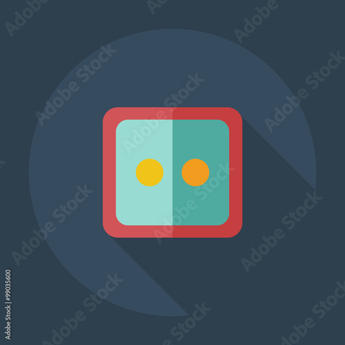 Free Download Flat modern design with shadow icons button - GFXLoad