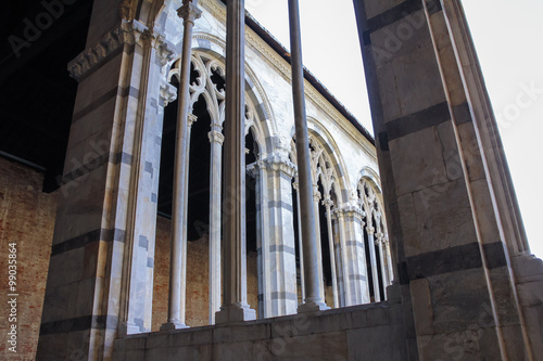 Pisa Camposanto Very beautiful Gothic windows