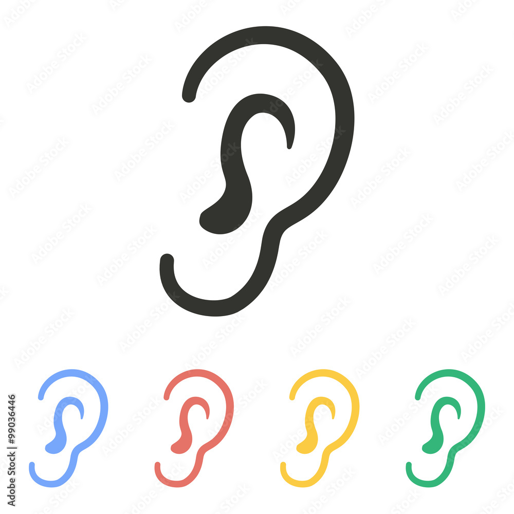 Ear - vector icon. Ear - vector icon.
