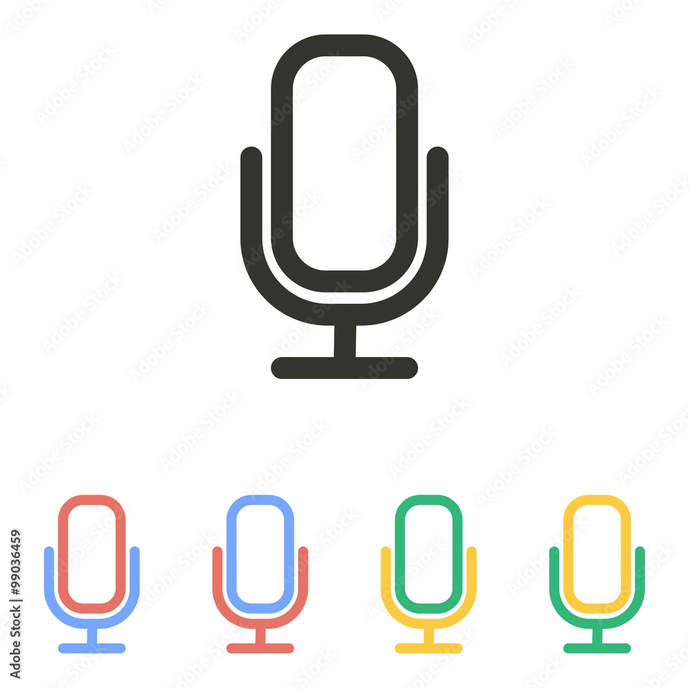 Microphone - vector icon. Microphone - vector icon.