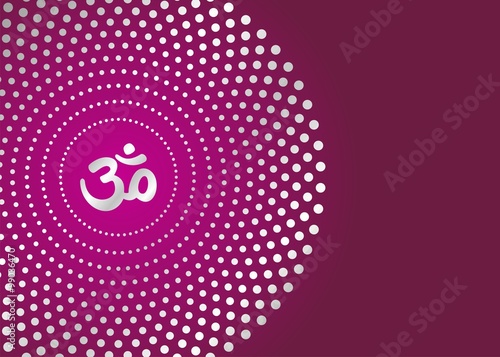 aum syllable, paisley design ,Hinduism, India
