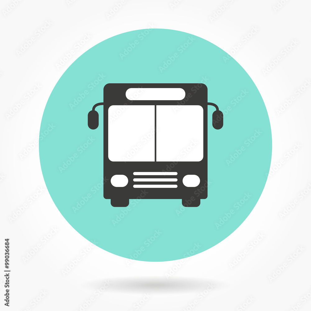 Bus - vector icon. Bus - vector icon.