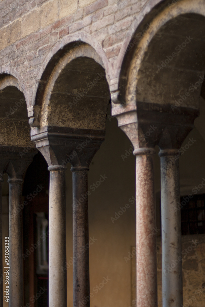 Cloister's arches