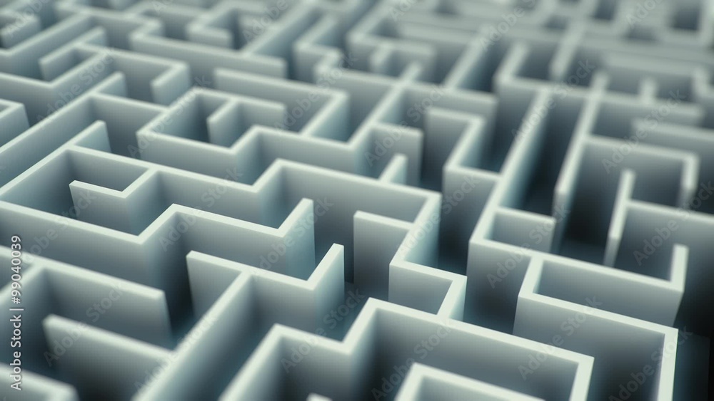 Flying over a clean, endless maze with a neutral color palette.
Flying over a clean, endless maze with a neutral color palette.